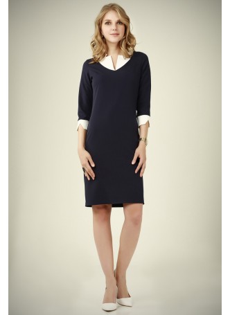 TREND ELBİSE - LACİVERT